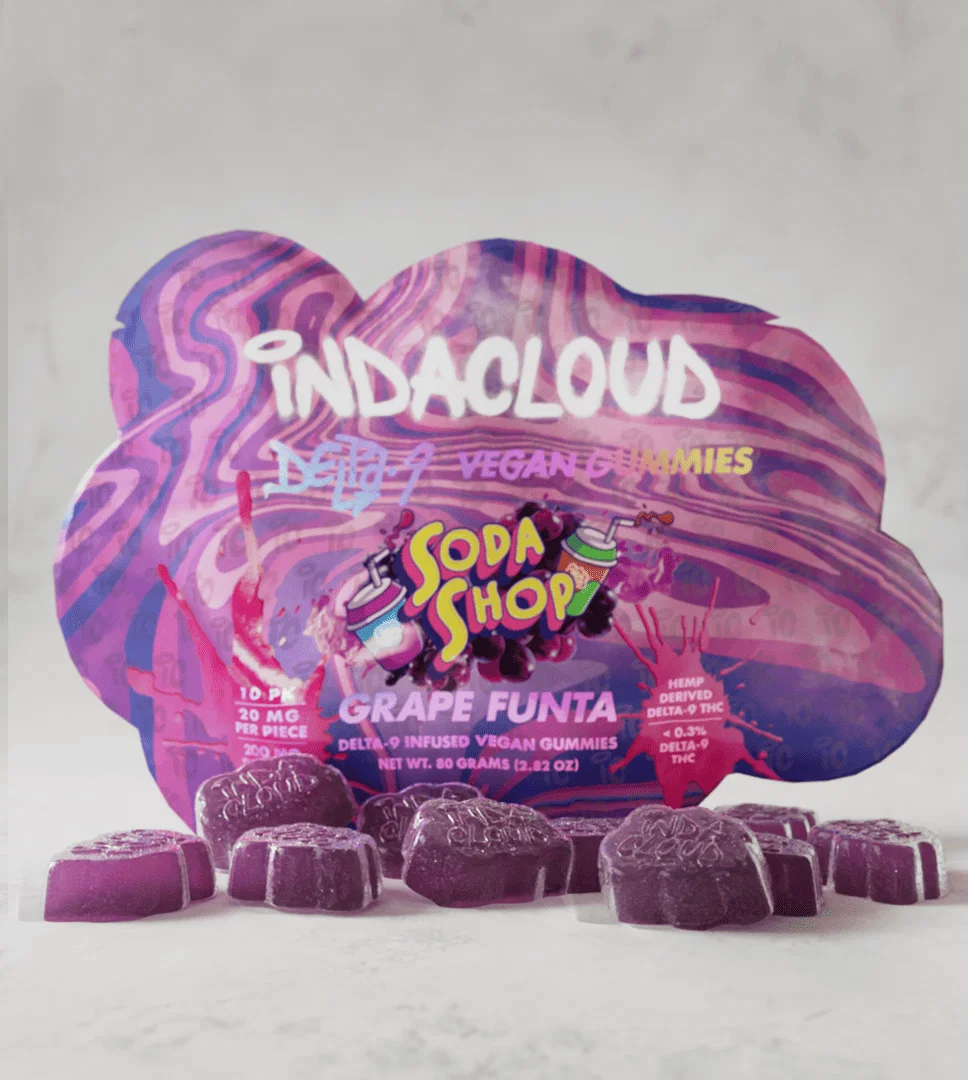 Image of GRAPE FUNTA Dispensary Grade Delta 9 THC Gummies 200mg