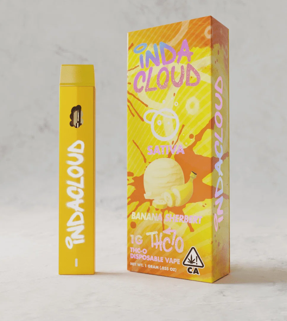Image of Banana Sherbert THC-O Disposable Vape Pen 1 Gram