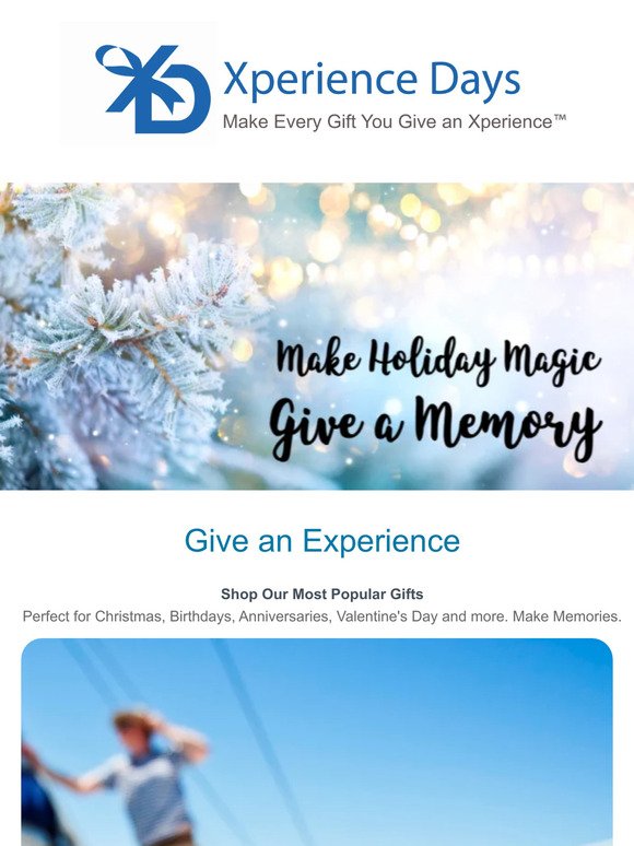 Give Magic with an Experience Gift