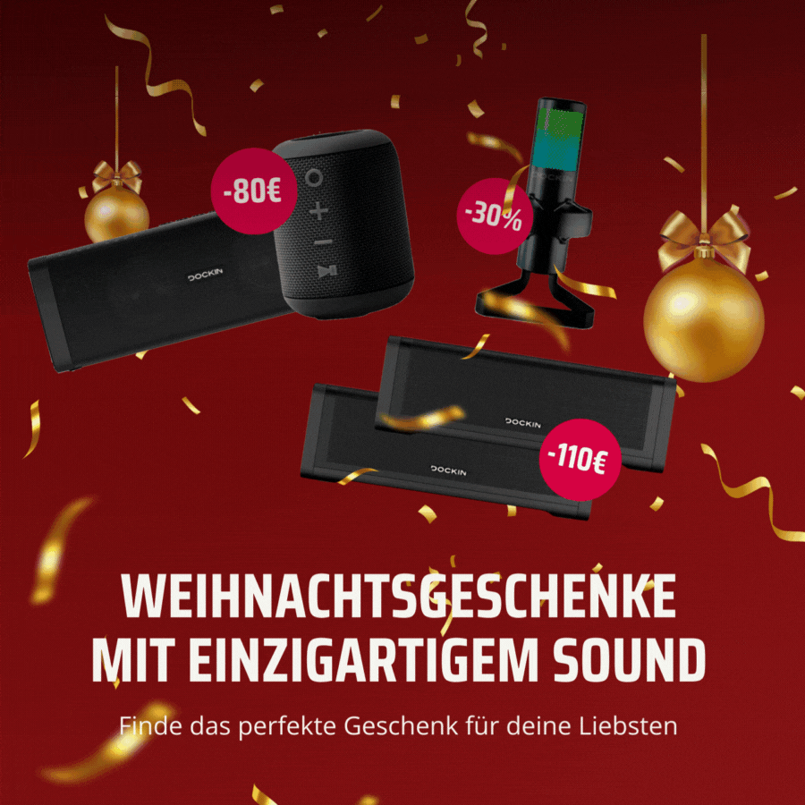 Weihnachtsgeschenke mit einzigartigem Sound
