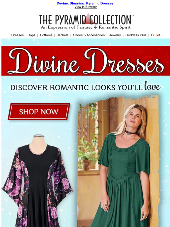 Pyramid Collection Divine Dresses For Stunning Looks! Milled