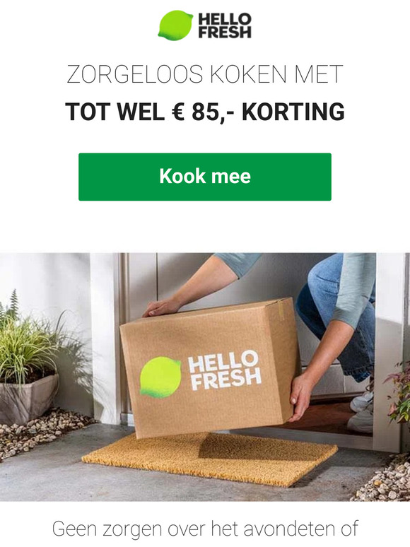 Kook de lekkerste maaltijden met tot wel € 85,- korting