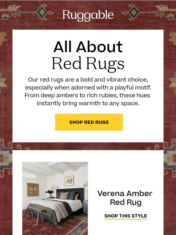 Roll Out the Red…Rugs!