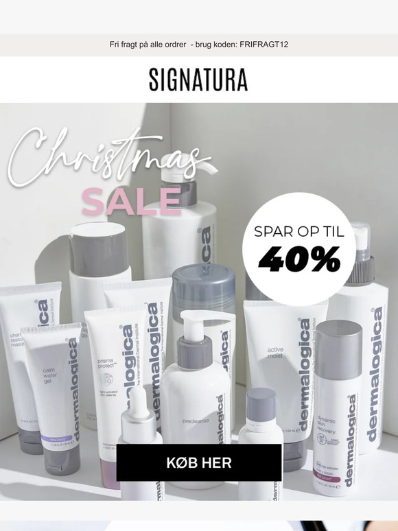 SPAR OP TIL 40% 🌟 Udvalgte tilbud slutter i dag...