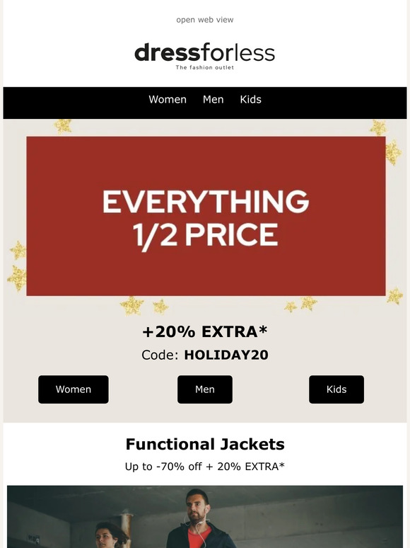⏰ Save 20% EXTRA on the outlet price!