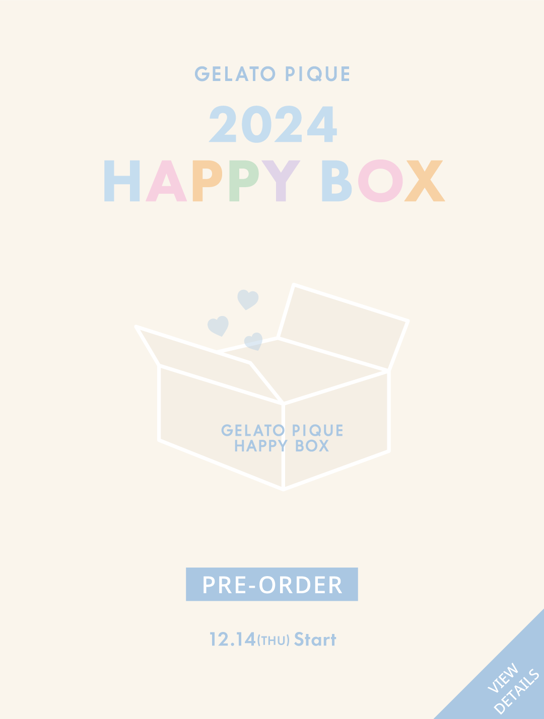 GELATO PIQUE HAPPY BOX 2022年 gelato pique(ジェラート ピケ)＞毎年大好評の福袋『HAPPY BOX