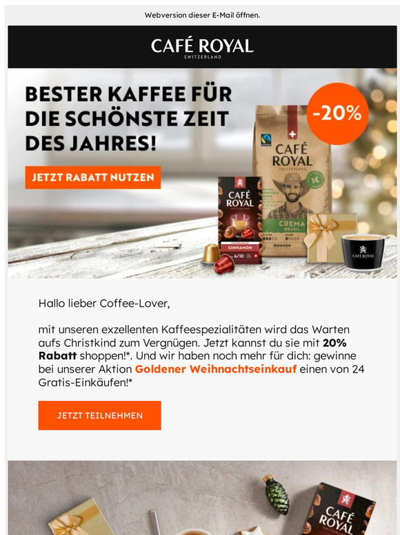 🎄 Da staunt der Weihnachtsmann: 20% Rabatt auf alles!