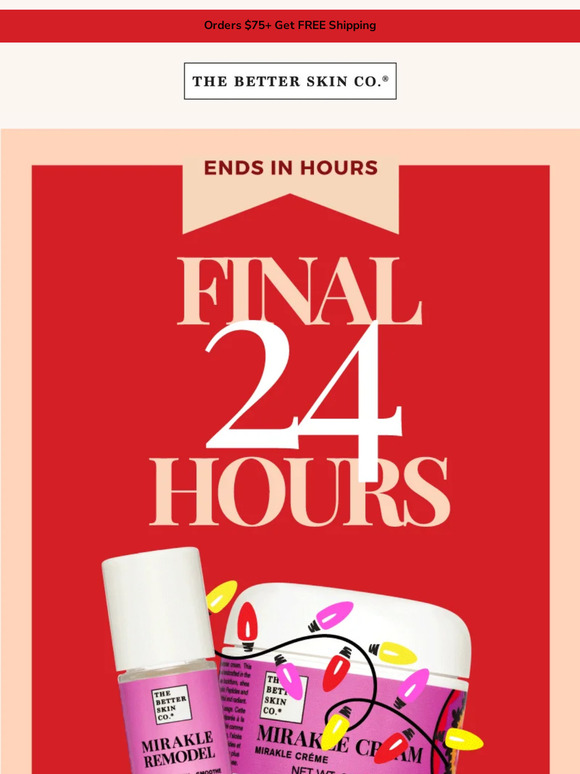 Final Hours 🎄 40% Off Best Sellers