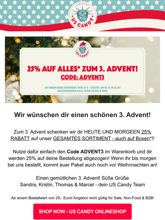 25% Advent-Sale🎄 - NUR HEUTE & MORGEN