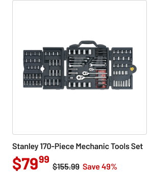 Stanley 170 piece mechanic tools set