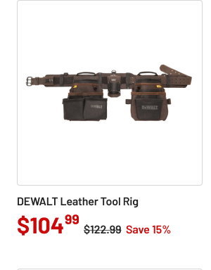 DEWALT leather tool rig