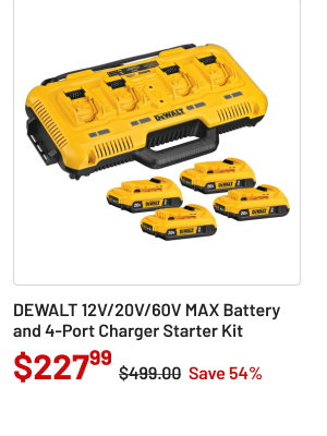 DEWALT 12V 20V 60V MAX battery