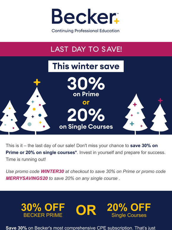 Becker ⏳ Final Hours Sale Ends Today! Save 30 On Becker CPE NOW Milled