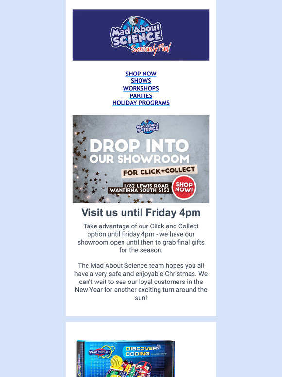 Click & Collect or Shop the Showroom