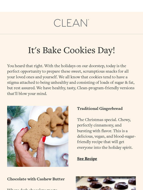 Clean Program: Ever heard of a healthy cookie that's tasty? 🍪 | Milled