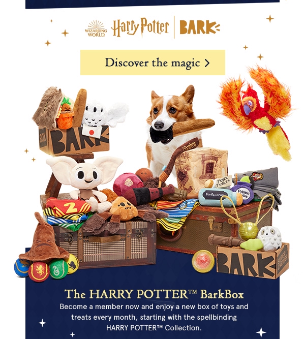 BarkBox LIMITED TIME RESTOCK The HARRY POTTER™ BarkBox is back! Milled