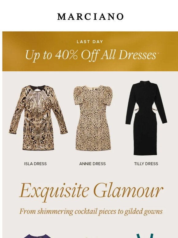 ENDING | Up to 40% Off Dresses