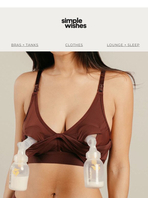 Simple Wishes: Do I need a nursing bra? Hide the nursing clasp in