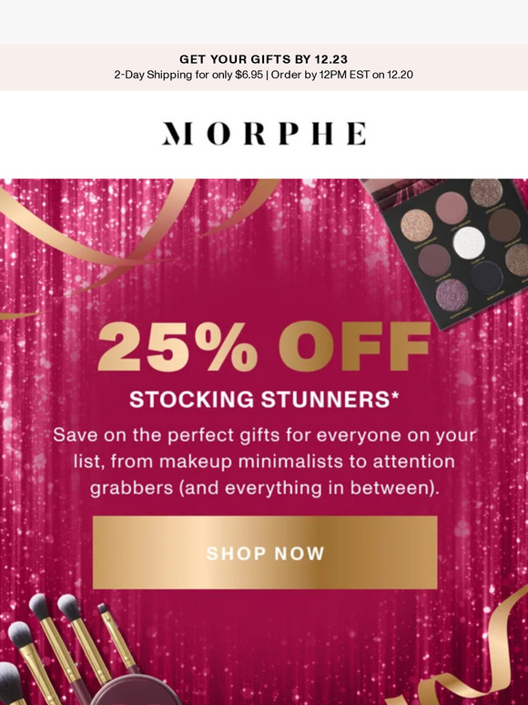 Morphe Email Newsletters Shop Sales, Discounts, and Coupon Codes