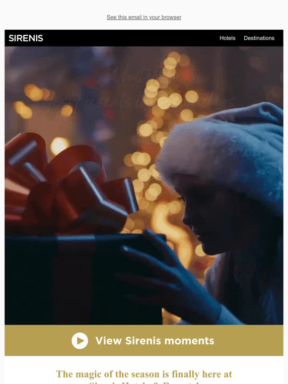 🎄Happy Holidays from Sirenis Hotels & Resorts 🎄
