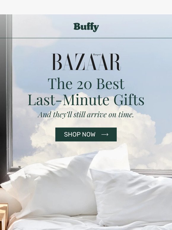 "Best Last Minute Gift" -Harper's Bazaar