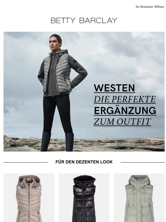Westen - die perfekte Outfitergänzung