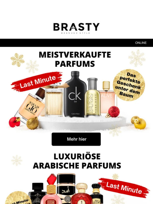⏰ Last-Minute-Weihnachtsgeschenke - Die größte Auswahl an Parfüms und Kosmetik