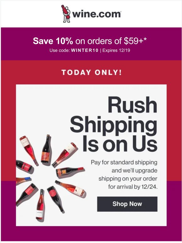 ❗TODAY ONLY! Rush shipping is on us