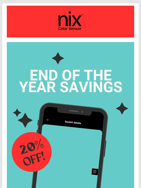 Treat Yourself: Up to 20% off Nix Color Match Tools