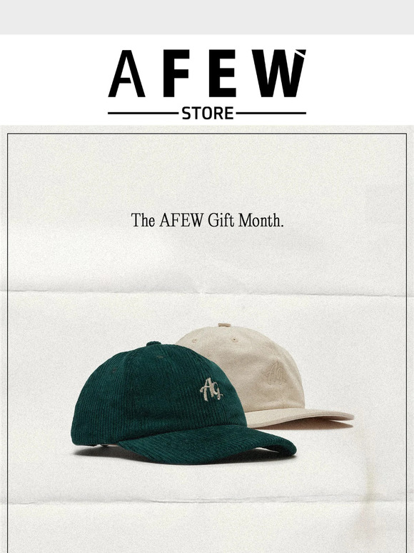 Afew Sneaker Store: Afew Gift Month: Get a free AFEW GOODS CAP | Milled