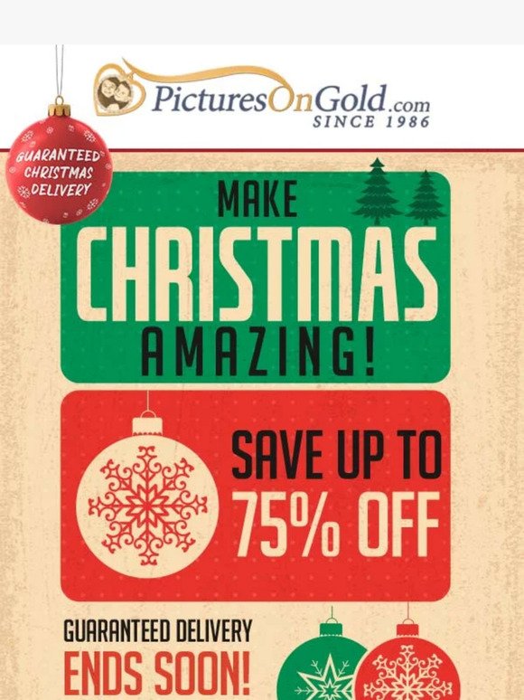👀 Hey, Make Christmas Amazing & Save Up To 75% Off!