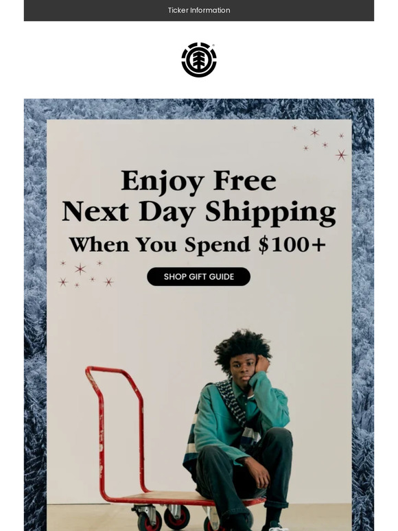 Get Free Next Day Shipping On Orders $100+