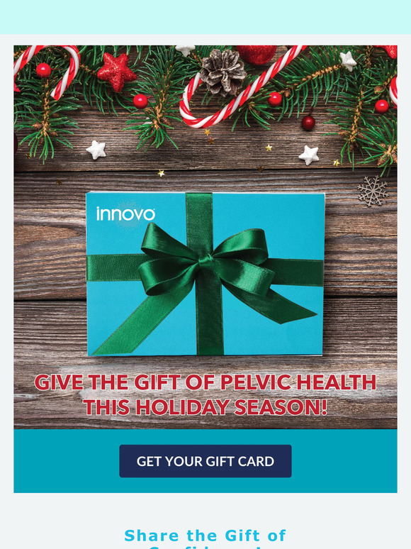 Give the Gift of Pelvic Health this Christmas with an INNOVO Gift Card