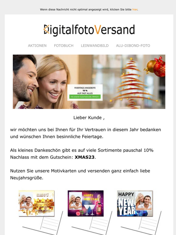 Feiertags Angebote bis 27. Dezember