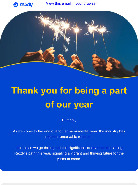 Hi there, a major merger, award-winning achievements, and exciting features – Here's to an unforgettable 2023! 🎉
