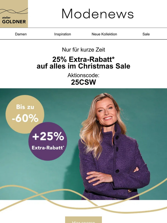 25% Extra-Rabatt im Christmas Sale