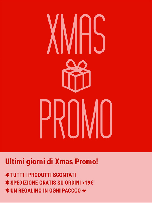 C'È ANCORA (poco) TEMPO! Tutti i prodotti in promo + spedizione gratis