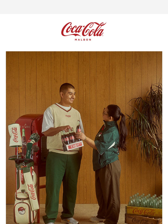 Malbon Golf: Malbon | Coca-Cola Collection - Rooted in