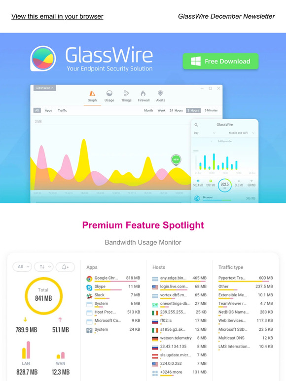 GlassWire™ - Winter Season Cyber Security Tips ❄️
