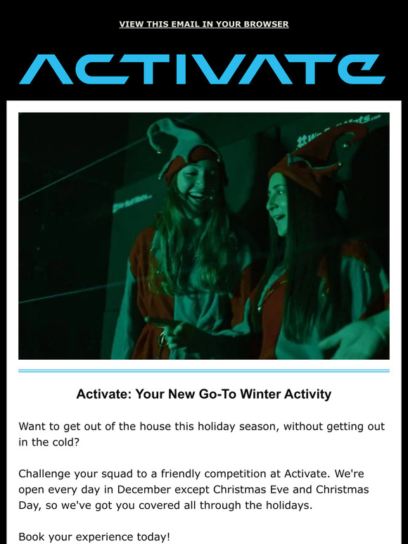 Need a Fun, Indoor Activity? We Got You. ❄️