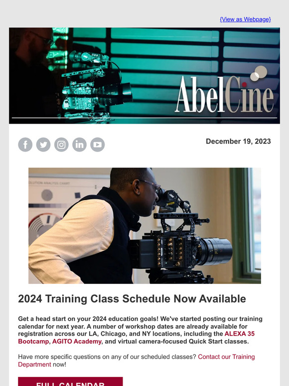 Color Science Masterclass [Class in NYC] @ AbelCine Training