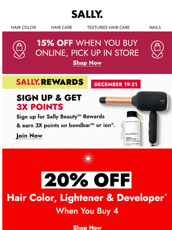 Sally Beauty Supply Coupons & Promo Codes - 75% Off in Nov 2023