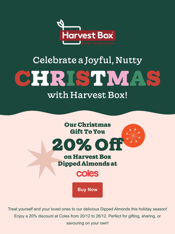Unwrap the Joy of a Nutty Christmas with Harvest Box!