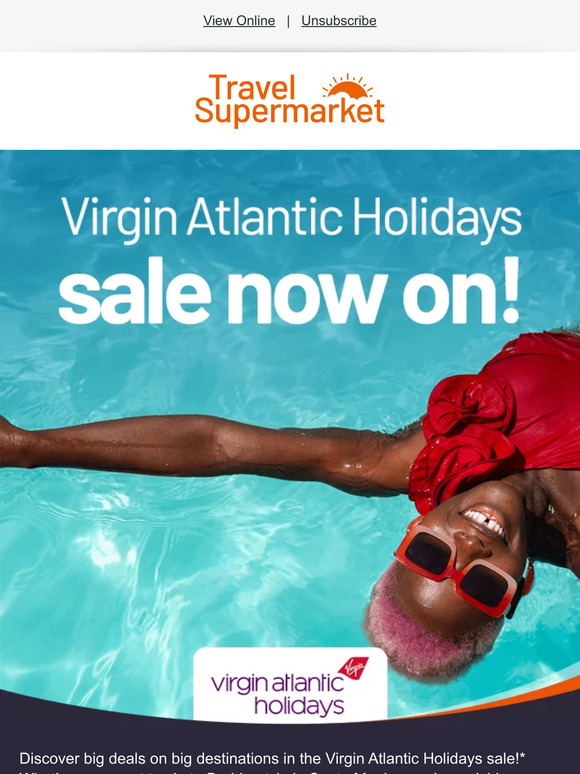 TravelSupermarket The Virgin Atlantic Holidays sale is now on* 🏖️ Milled