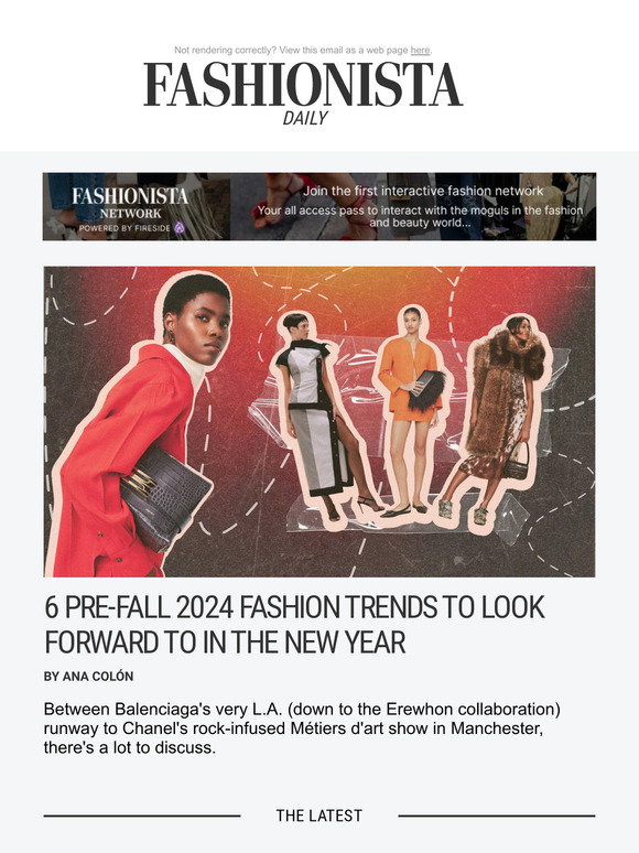 6 Pre-Fall 2024 Fashion Trends to Look Forward to in the New Year