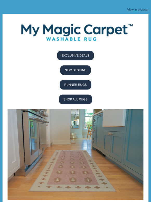 My Magic Carpet: Runner rugs that are designed for high traffic | Milled