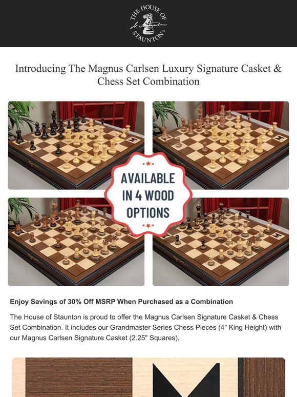 House Of Staunton: Introducing The Magnus Carlsen Luxury Signature ...