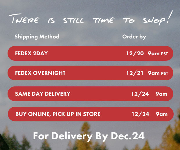 Holiday Shipping Deadlines