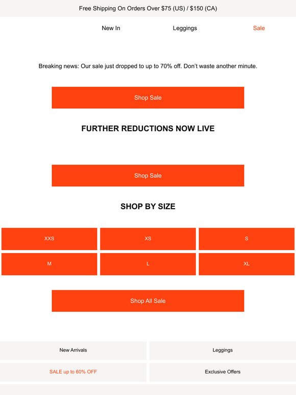 Further reductions | up to 70% off SALE