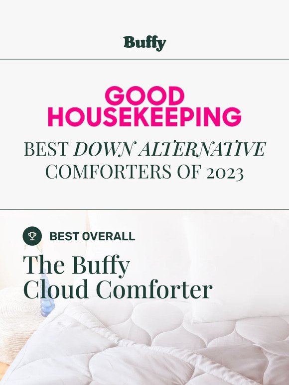 Buffy wins Good Housekeeping Best Down Alternative